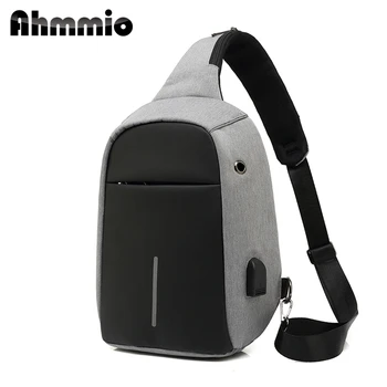 

Men Anti Theft Backpack USB Rechargeable Crossbody Women Bags Boys Girls Single Shoulder Bag Backpacks for shopping travel