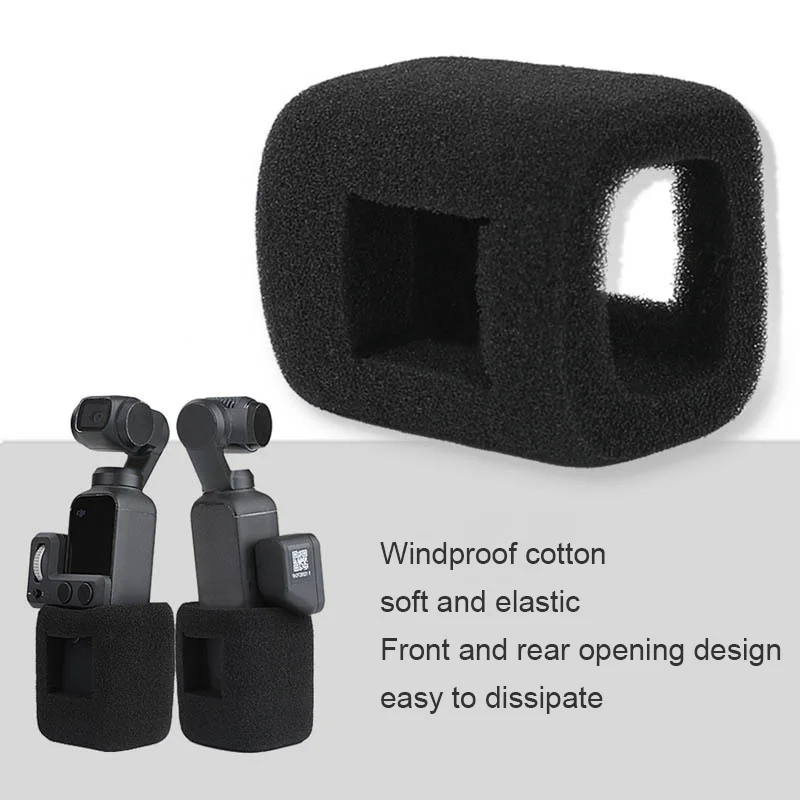 Звукопоглощающий хлопок ветрозащитный микрофон крышка губка для DJI OSMO Карманный ручной карданный аксессуары