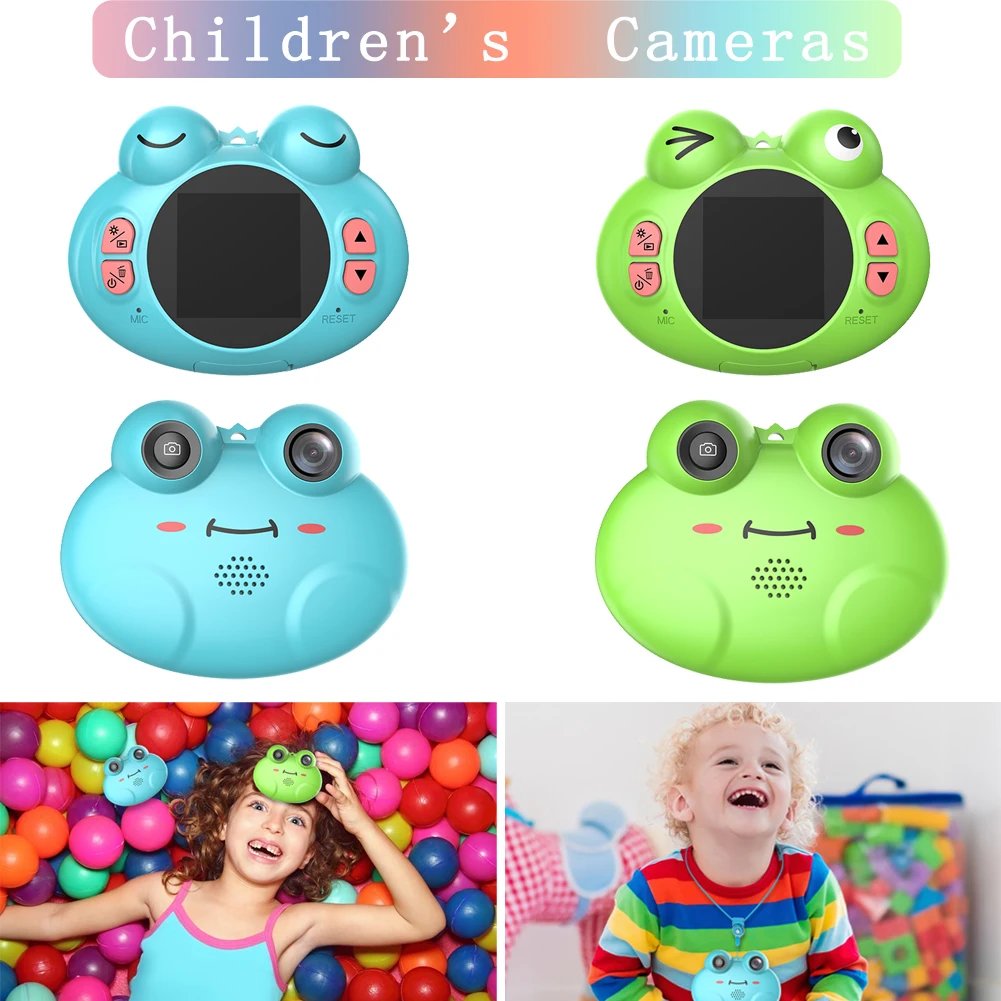 Портативная цифровая камера детская Милая мини-камера с героями мультфильмов 1,5" HD lcd 2MP анти-осенние перезаряжаемые игрушки подарки для детей