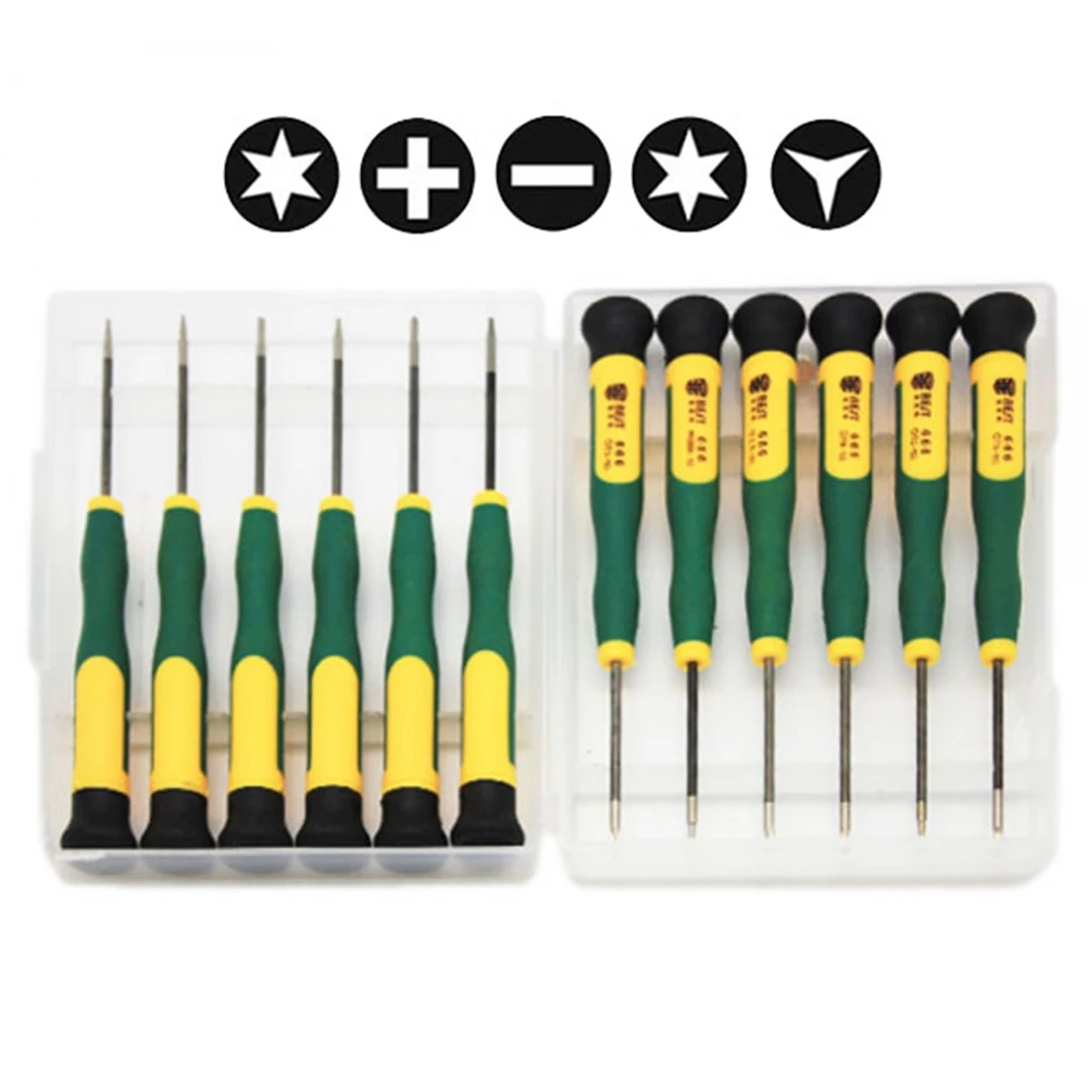 

12 In 1 Torx T2,T3,T4,T5,T6,T8,Phillips PH00,PH000,Pentalobe 5-Point 0.8,1.2,Slotted 2.0,Y2.5 Precision Screwdrivers Set