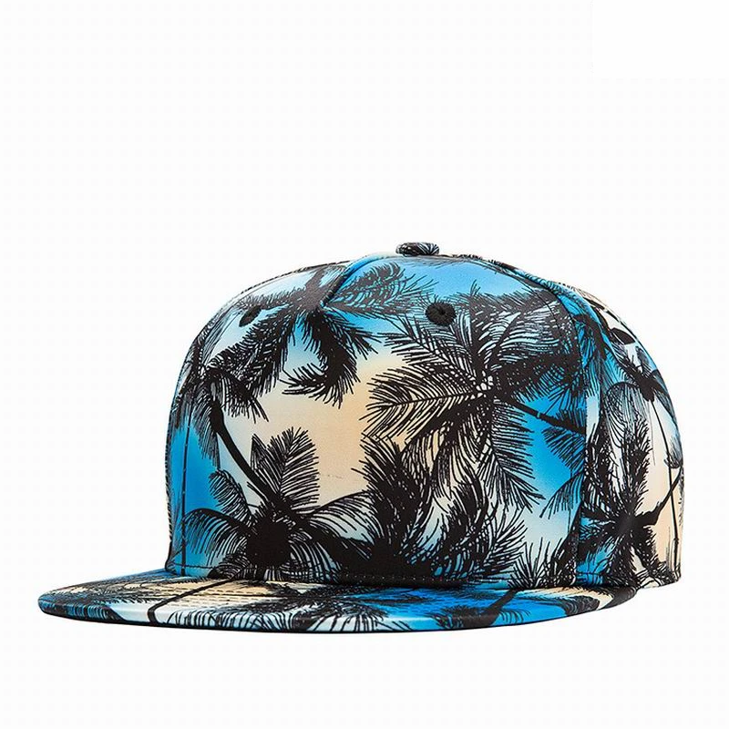 Cap Men Women 3D Print Coconut Palm Baseballcap Flat Peak Hip Hop Hat Flat Brim Hat Gorras Planas Cap Men Women 3D Print Coconut Palm Baseballcap Flat Peak Hip Hop Hat Flat Brim Hat Gorras Planas
