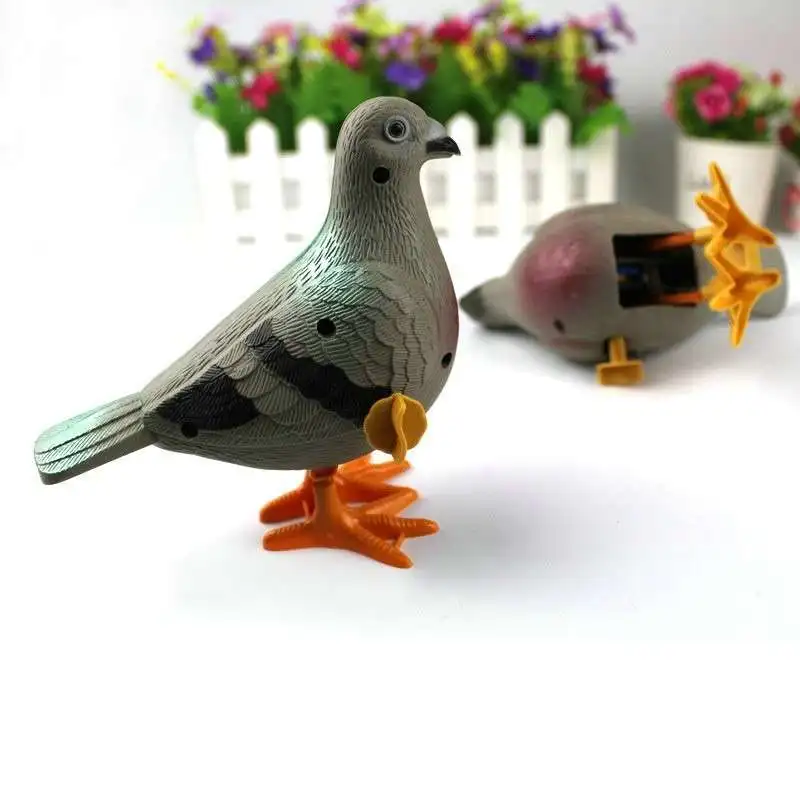 

Little For Pigeons Clockwork Toys Cute Puzzle Children Chain Simulation Pull Back Plastic Animal Model 2-4 Years