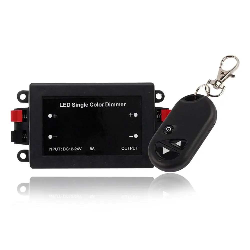 

3-Button Controller LED Monochrome RF Controller Light Strip Remote Wireless Dimmer