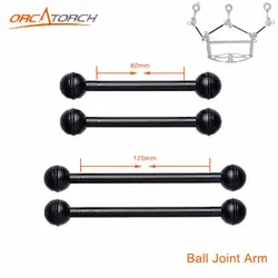 Алюминиевый шар крепление 80 мм 120 мм шаровой шарнир Arm лоток для камеры держатель кронштейн для Подводное плавание с аквалангом фотография