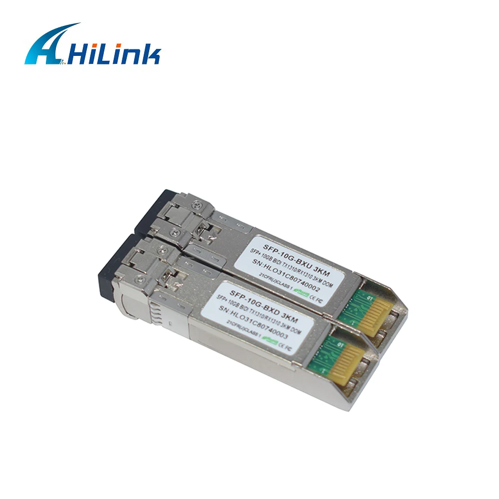 

SFP Module 10G BIDI Tx1310nm/Rx1310 3km SFP+ LC UPC Optical Transceivers