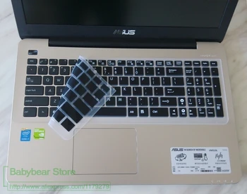 

15.6 inch Notebook Silicone keyboard Cover Protector for Asus R515M UX501JW A72 ZX50JX4200 R540U ZX50V F556U VM520U FL5900U