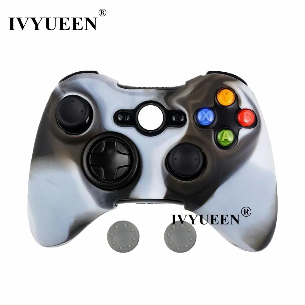 Защитный чехол IVYUEEN Camo для microsoft Xbox 360 проводной/беспроводной контроллер силиконовый чехол для X Box 360