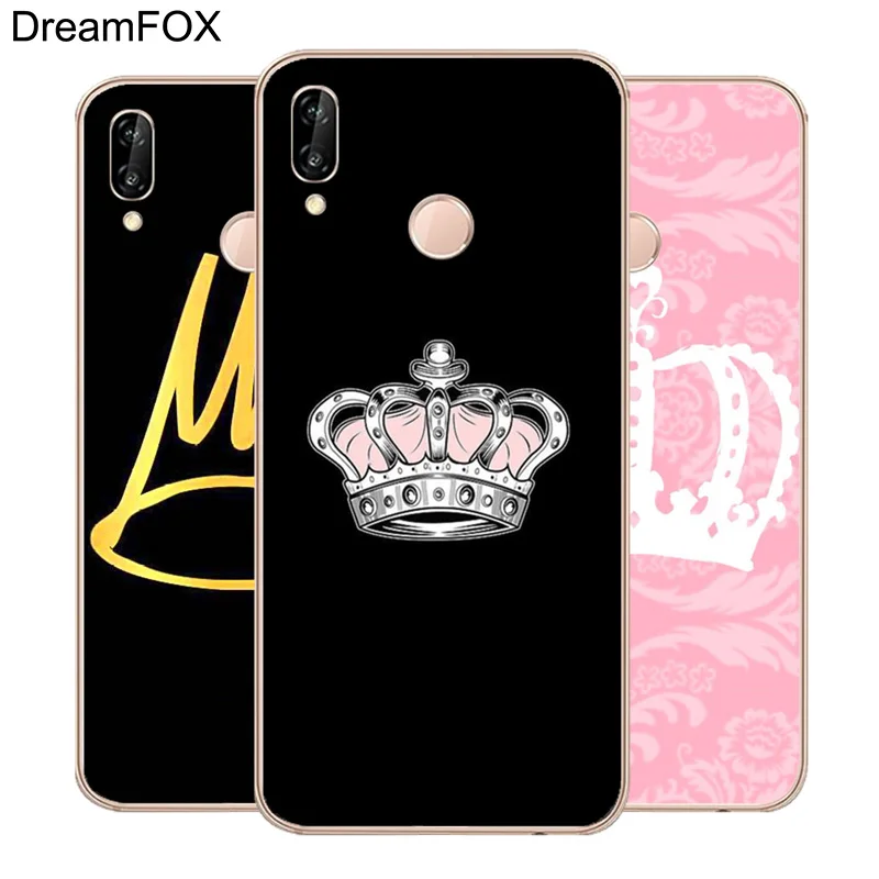Мягкий силиконовый чехол из ТПУ L227 queen Boss Crown King для Huawei P8 P9 P10 P20 P30 Lite Pro P Smart Plus 2017 2019