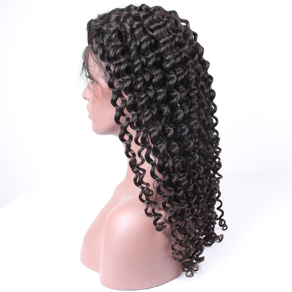lace front human hair wigs for black women brazilian malaysian indian peruvian virgin hair   (11)