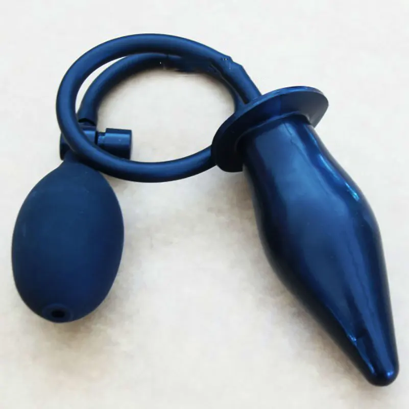 Huge Cock Extra Locker Large Inflatable insert Butt Plug pump up Enlarger Vagina expandable Anal toys for women man sex toy
