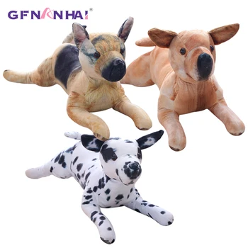 

1pc 65cm Simulation Dog Plush toy Realistic Animal Dog Dolls Dalmatian German Dog Golden Dog Stuffed Toys for Kids Boys Gift