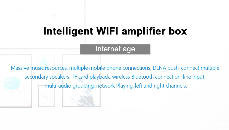 Интеллектуальный wifi модуль MZ01 беспроводной Bluetooth управление маленький усилитель коробка для домашнего фона музыкальная система