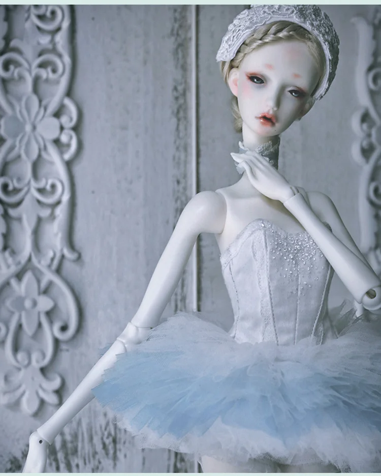 Новое поступление BJD Кукла SD 1/4 Белый лебедь 48,5 см девочка стройное тело свободные глазные шары Модный магазин luodoll