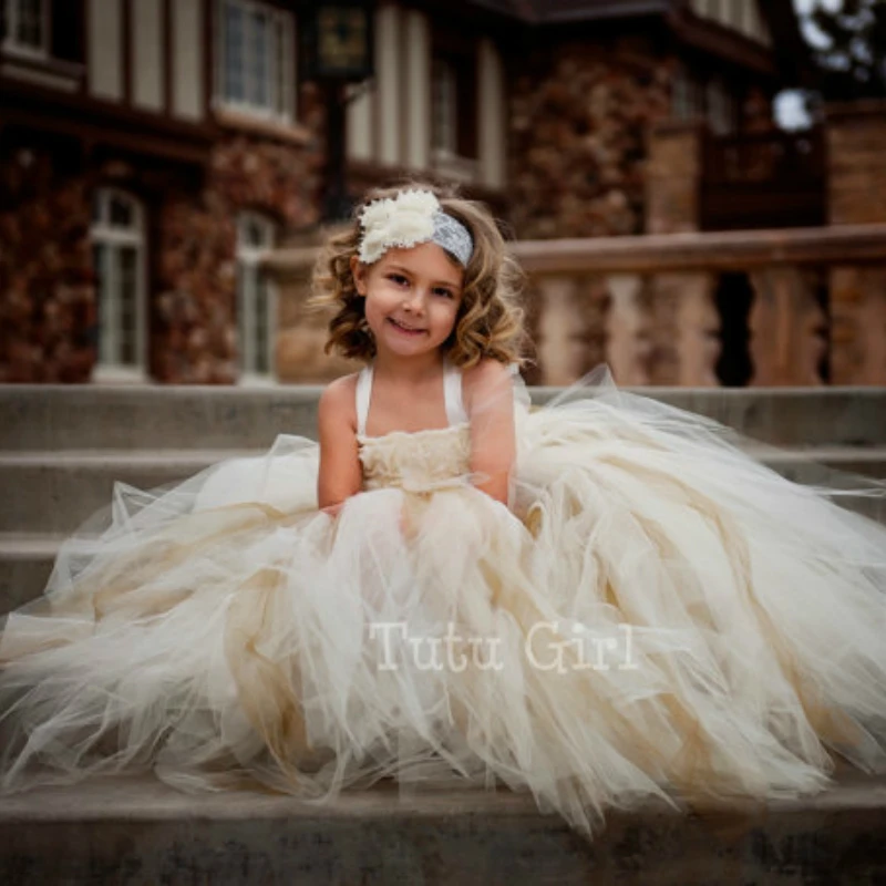 girls ivory party dress