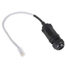 M22 Ethernet LAN RJ-45 RJ45 водонепроницаемый разъем постоянного тока 0-24 В