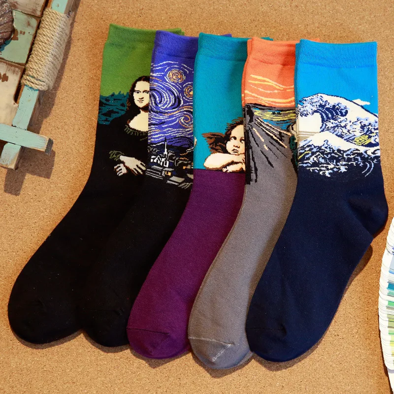 10Pairs/Lot 2016 trend of men socks crazy stone series man socks cotton