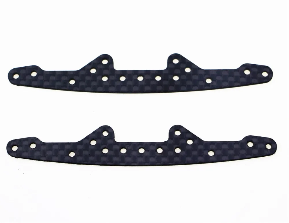 

RFDTYGR RC Mini 4wd Wide Front Plate 1.5mm Carbon Fiber Parts For The SX Chasis of Tamiya MINI 4WD S C144 2Pcs/lot