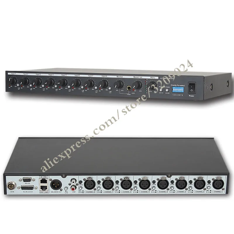 Professional 8 Channel Intelligent Conference