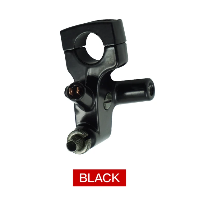 color negro palanca de embrague para Honda Shadow VT600 750 1100 VF750 Soporte para espejo de motocicleta de 1 pulgada 25 mm de LANGRMS para montar en el lado izquierdo