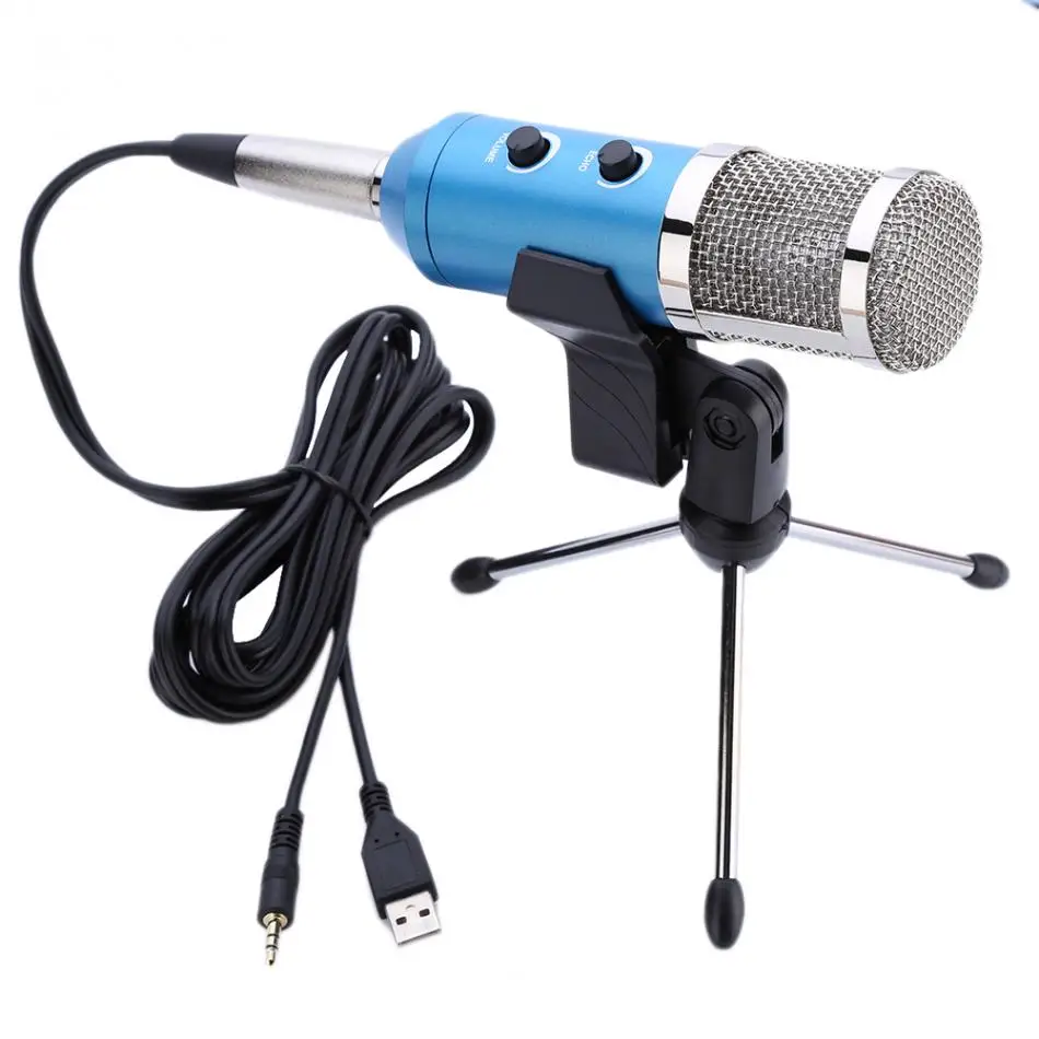 USB Condenser Reverberation Microphone for Recording Singing