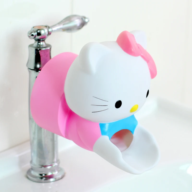Hello Kitty мультфильм кран удлинители Дети Ручная стирка стежок Jingle cat удлинитель