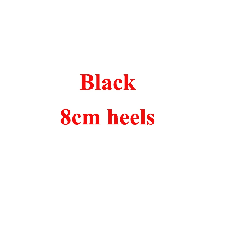 Пикантные женские лакированные туфли-лодочки на высоком тонком каблуке; вечерние туфли - Цвет: Black patent 8cm
