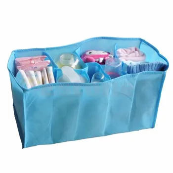 

HOT Baby Diaper Nappy Water Bottle Changing Divider Storage Organizer Bag Liner
