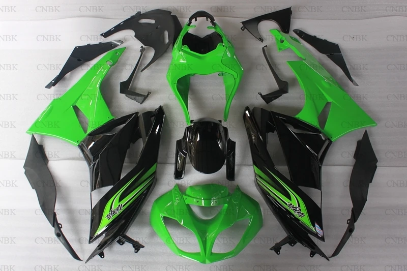Обтекатель для 636 Zx-6r 2009 - 2012 Zx6r 2010 зеленый черный обтекатель из Abs Неокрашенный |