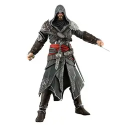 Игра brothy EZIO фигурка модель Odyssey ChainAttacker игрушка AC Leonidas фигурка героя игрушка для детей Коллекция фигурок