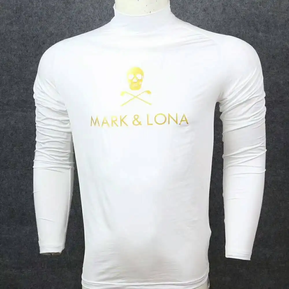 

New Mark Lona Skull Golf Trainning T Shirts O-neck Long Sleeve Sport Breathable Quick Dry Golf T-Shirts
