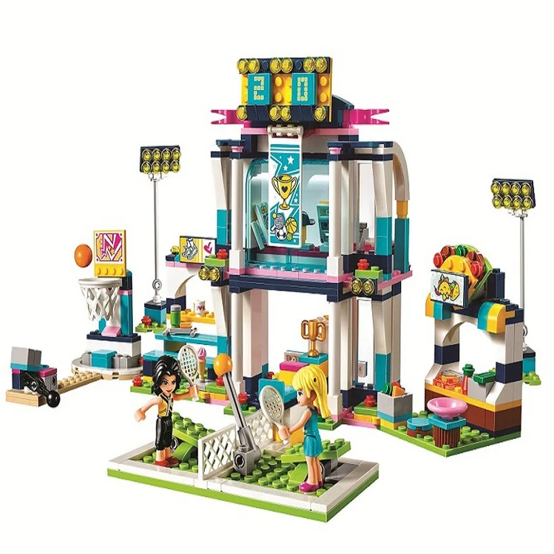 

Bela 10857 Friends Series Stephanie's Sports Arena Model Building Block Bricks Compatible With Legoings Friends 41338