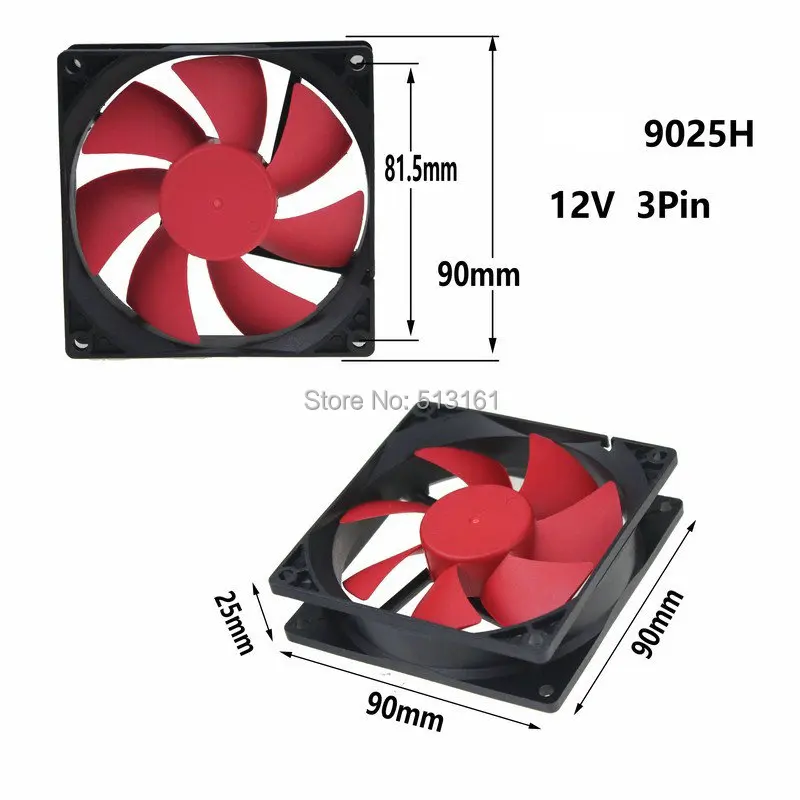 90mm fan 12v 1