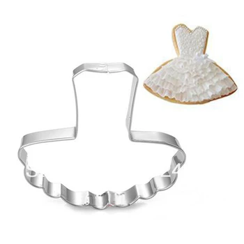 

New Ballet Skirt Cookies Pastry Pastry Biscuit Fondant Mold Stainless steel Cake Mold Sugar Craft Decorating Frame Cutter Tools