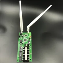 OEM10 port wireless router motherboard module custom screw hole metal shell broadband fast home kit 2.4G wireless module router