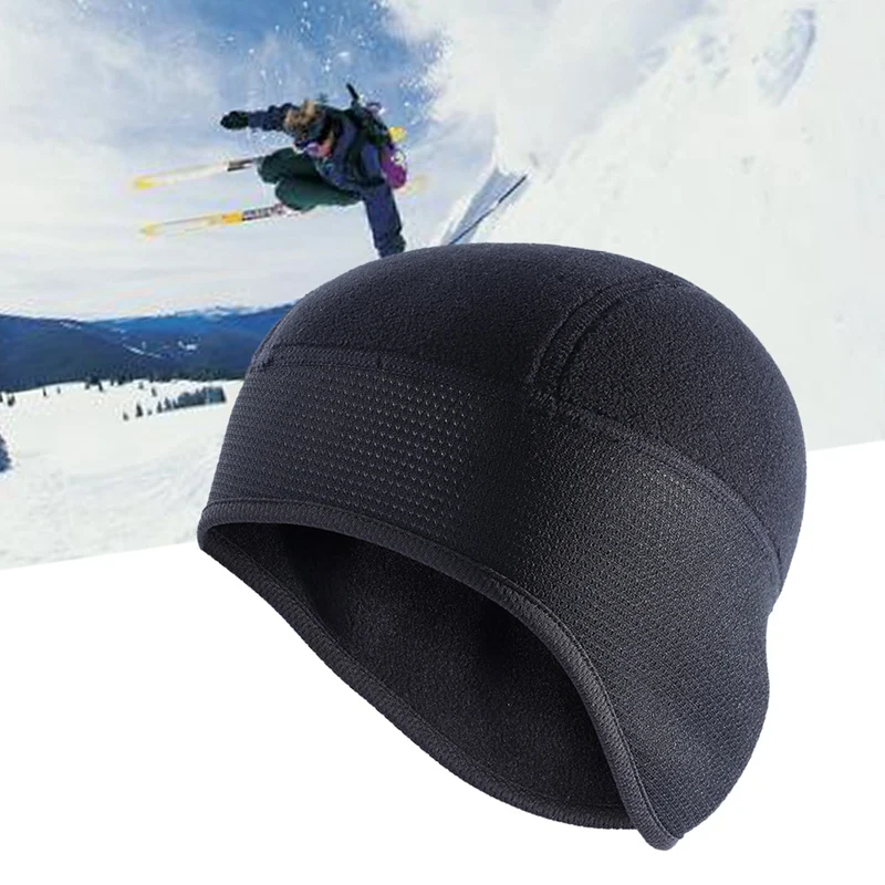 

Outdoor Cycling Hat Windproof Cold-proof Thermal Riding Cap Motorcycles MTB Riding Skiing Hat Stretchable size from 55-60cm