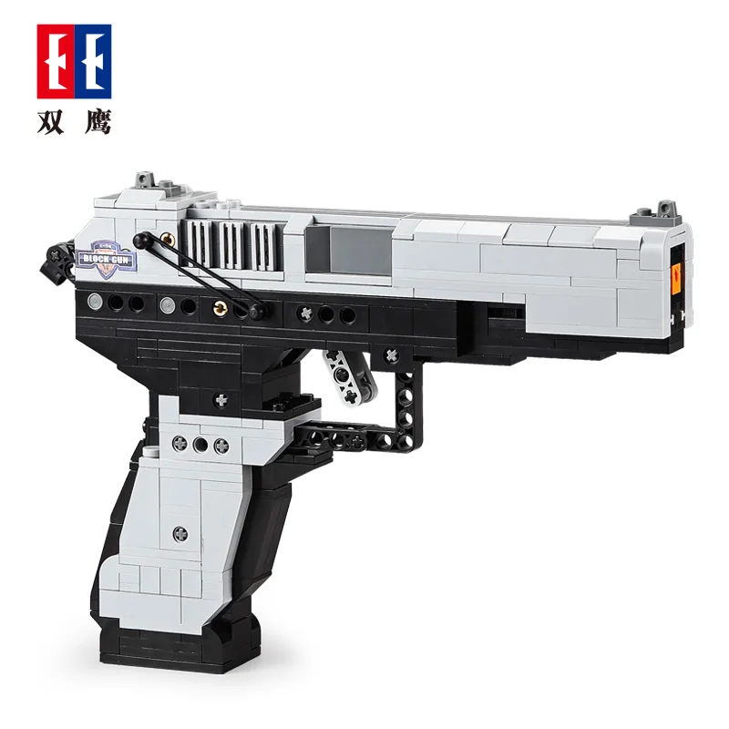  CADA 412pcs Blocks M23 Pistol Gun Call Army Military Duty Building Brick Weapon SWAT pubg Technic T