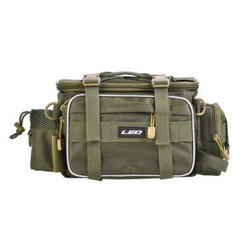 

3 Colors!! Multifunctional Road Sub-package Fishing Bags Waist Shoulder Case Reel Lure Men Women Storage Bag Fishing Pole Bag