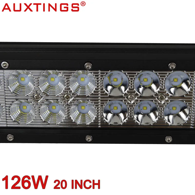 Auxtings 20 &quot126 Вт Водонепроницаемый прямой 10 30 в внедорожный 4x4 Автомобильный