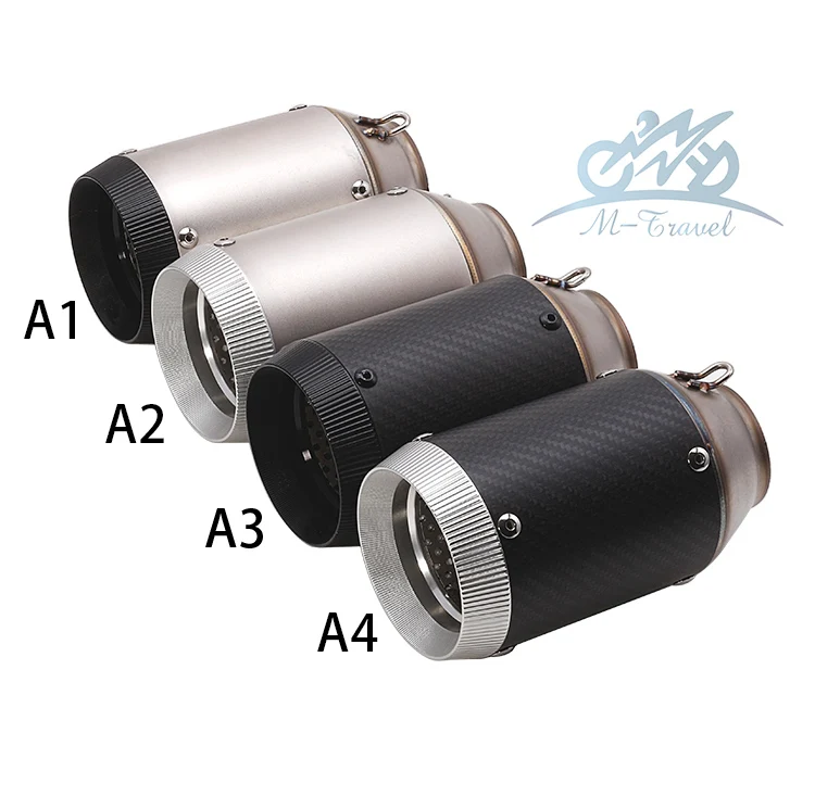 

36-51mm Universal Motorcycle Exhaust Muffler Pipe with DB Killer Motorbike Modified AR Exhaust Pipe Muffler z800 cbr600 bj600
