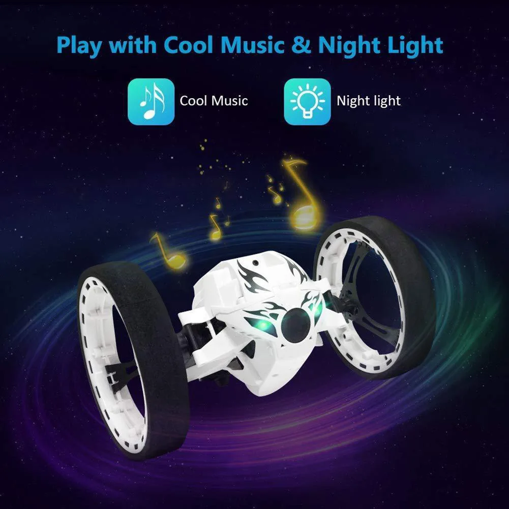 

2.4GHz RC Remote Control Jumping Cars Bounce Rechargeable Toy Christmas Gifts S7JN