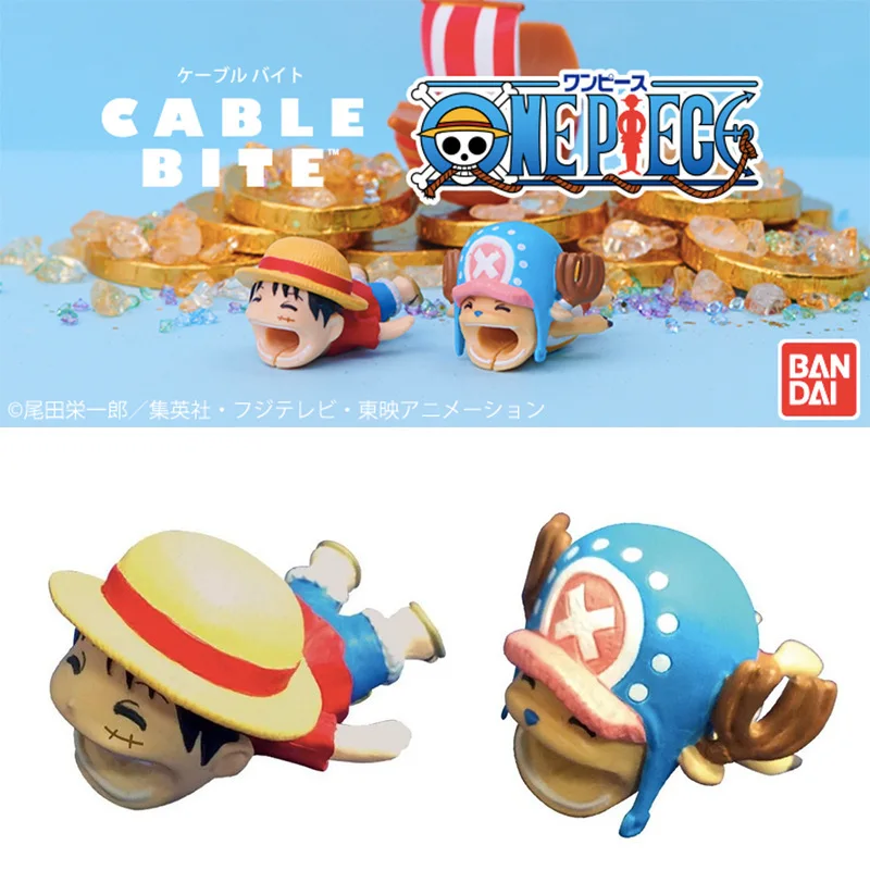 

One Piece Take a Bite Monkey D Luffy Gismo Silicone Anti-Broken Apple Charging Data Cable Protective Cartoon Cute Spot