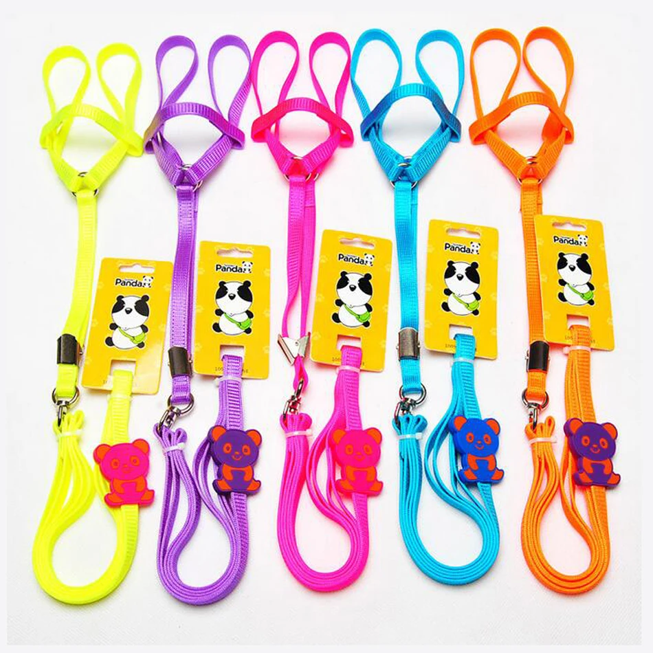 5 Colors Nylon Cat Dog Leash Lead Harness 12mm*150cm Small Pet Puppy Doggie Rabbit Kitten Belt