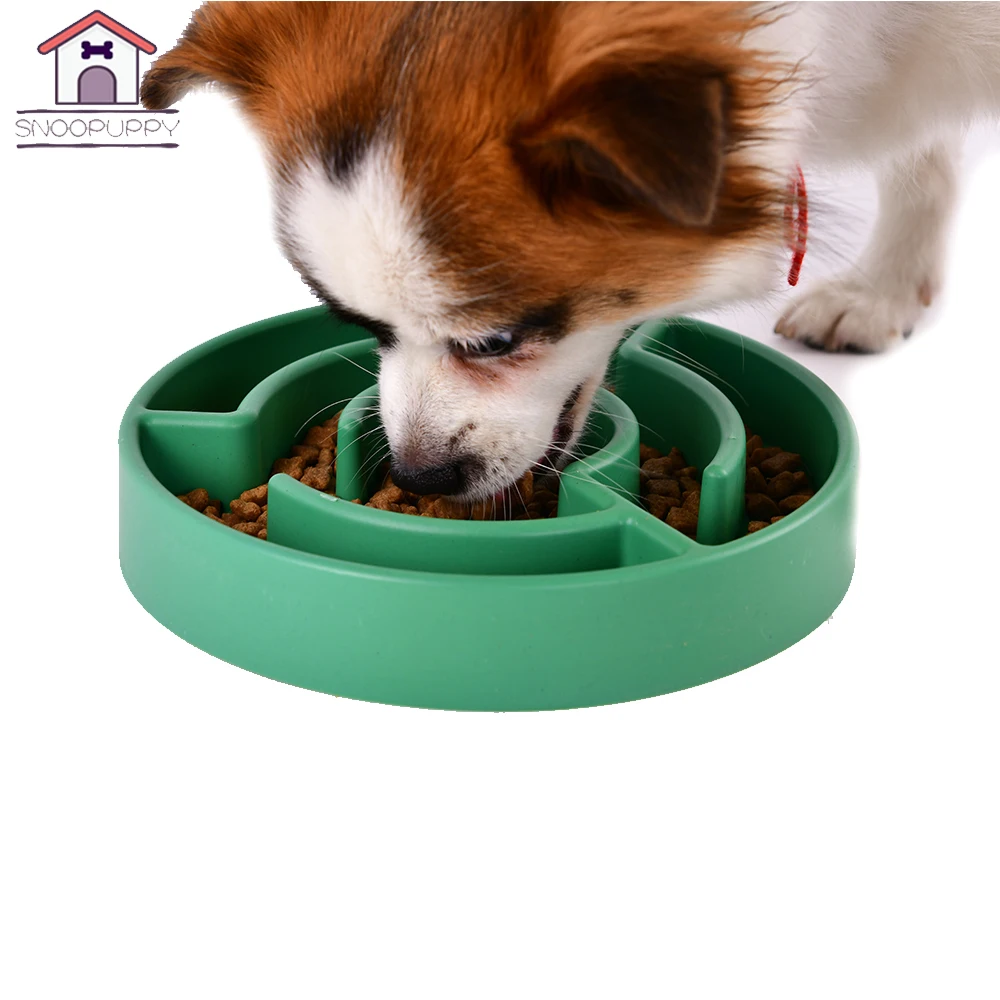 Slow Feed Dog Bowls Bloat Stop Puzzle Bowl Maze Cat Food Water Bowl Pet Interactive Design Prevent Obesity Dog Feed Bowl (1)