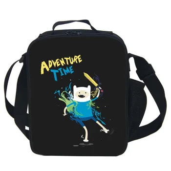 

Adventure Time Lunch Bag Women Kids Food Bag Tote Cooler lunch box