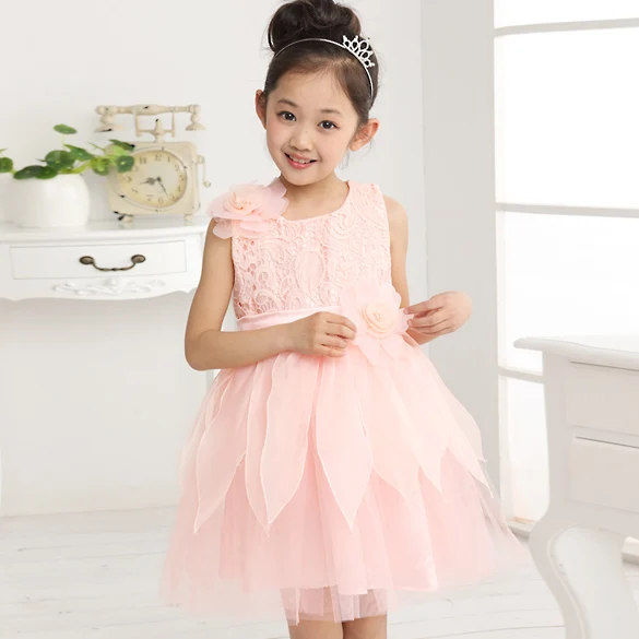 2017 S New Summer Dress Flowers Chiffon Princess Dresses Kids 2017 S New Summer Dress Flowers Chiffon Princess Dresses Kids Clothing Children Day Outfit Wedding Party