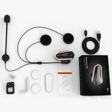 Мотоцикл Bluetooth walkie talkie гарнитура мотоциклетный шлем Bluetooth гарнитура fm-радио Слушайте радио, слушайте навигацию