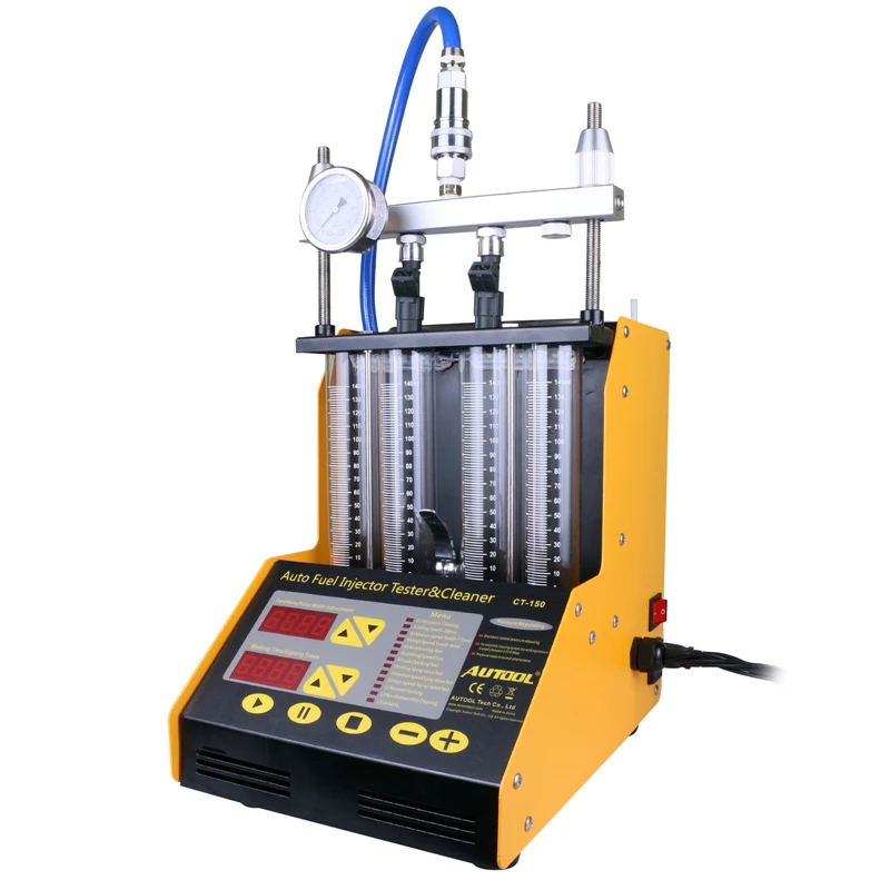 

Hot Sale AUTOOL CT150 4 Cylinder Ultrasonic FUEL Injector Cleaner Tester English Panel Upgrade Version For CT200