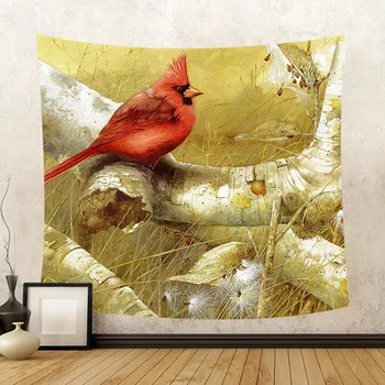 

Lovely Animal Parrot Bird Yoga Mat Horse Duck Flamingo Wall Hanging Tapestry Grass Butterfly Lake Beach Towel Living Room Decor
