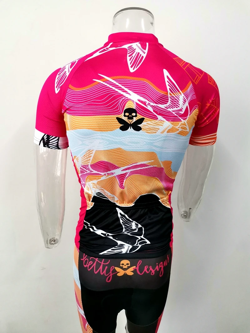 bettydesigns, женская летняя футболка, ciclismo, велосипедная майка с коротким рукавом, одежда для велоспорта, топы, одежда для горного велосипеда, рубашка, tenue cycliste