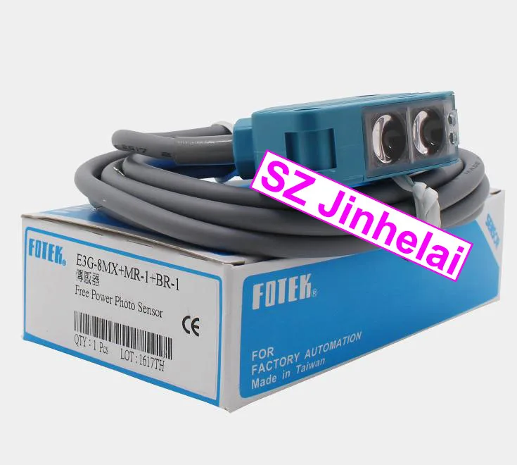 

100% New and original FOTEK Photoelectric switch E3G-8MX (E3G-8MX+MR-1+BR-1) NPN